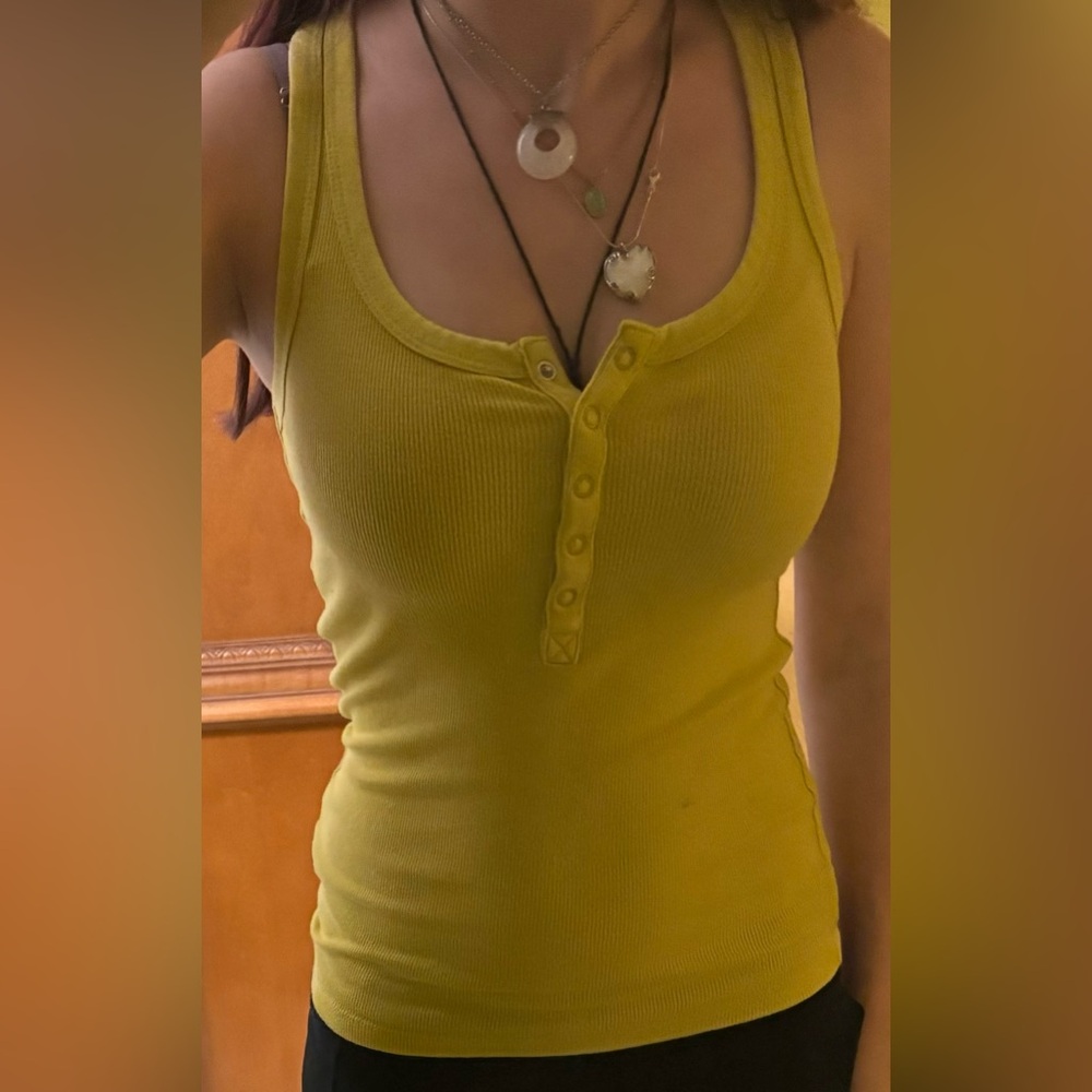 Yellow tank top